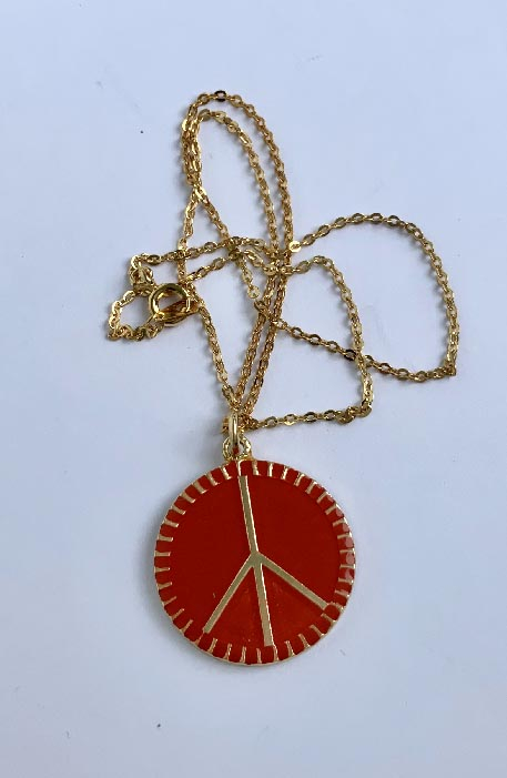 1960's peace necklace